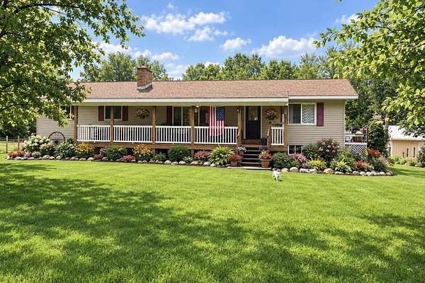 6 Acres of Land with Home for Sale in Belding, Michigan