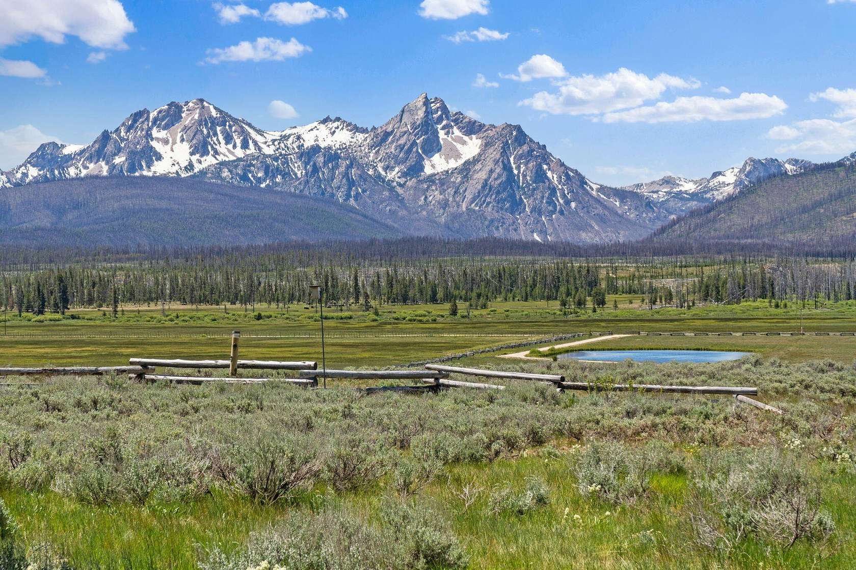52.8 Acres of Recreational Land with Home for Sale in Stanley, Idaho