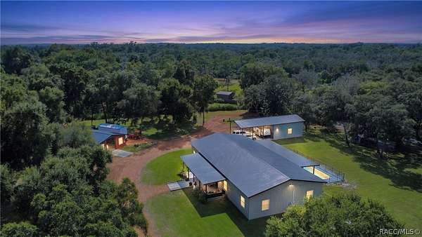 5.6 Acres of Land with Home for Sale in Inverness, Florida
