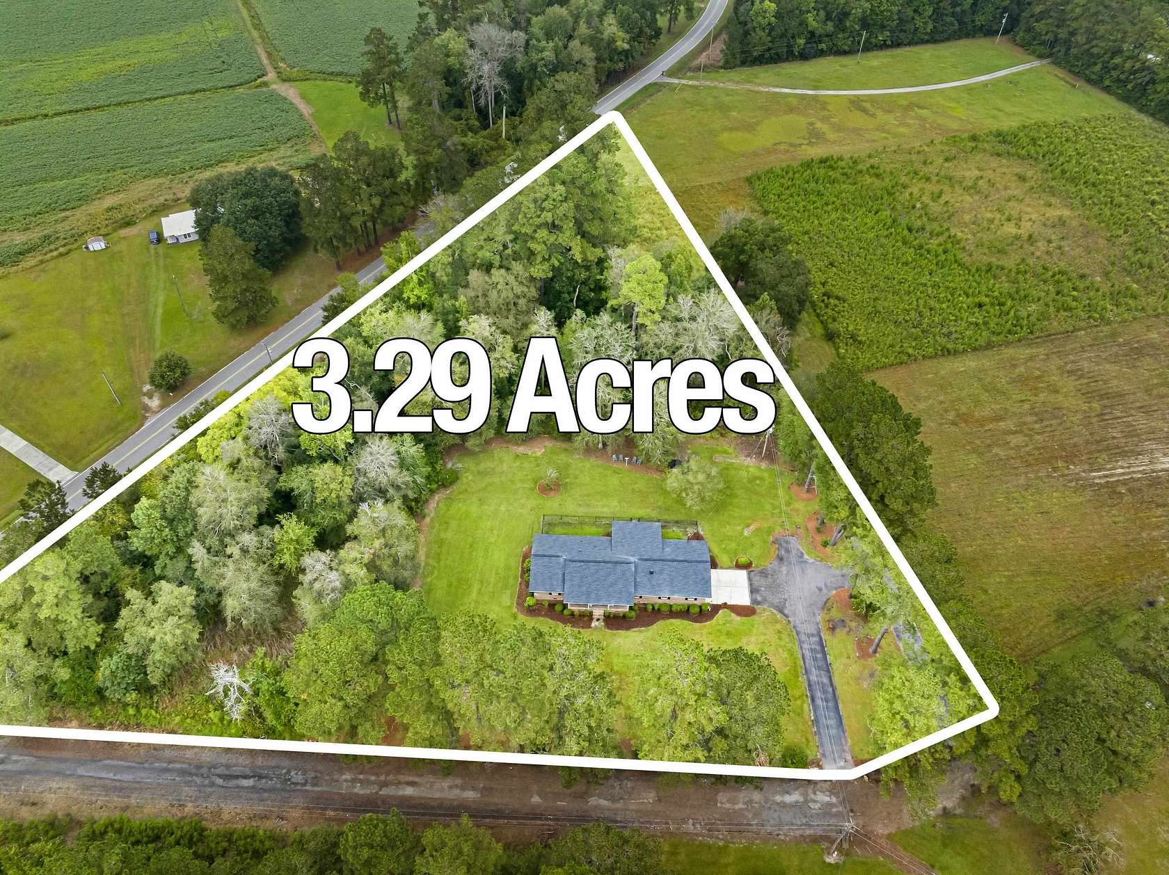 3.29 Acres of Land with Home for Sale in Galivants Ferry, South Carolina