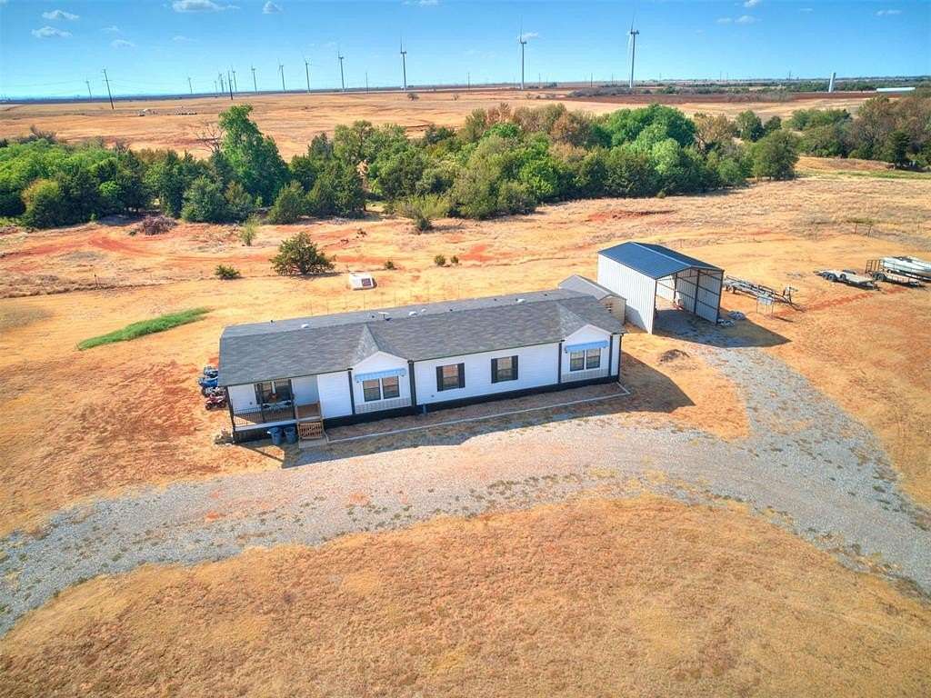 20 Acres of Recreational Land with Home for Sale in Okarche, Oklahoma