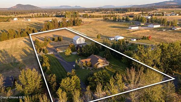 4.8 Acres of Land with Home for Sale in Rathdrum, Idaho