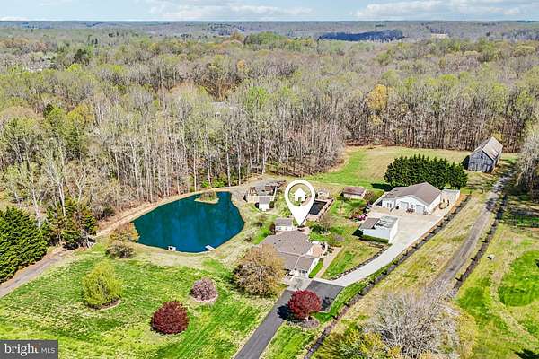 3 Acres of Land with Home for Sale in Hughesville, Maryland