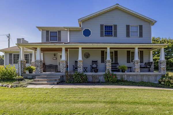 2.34 Acres of Land with Home for Sale in Cassopolis, Michigan