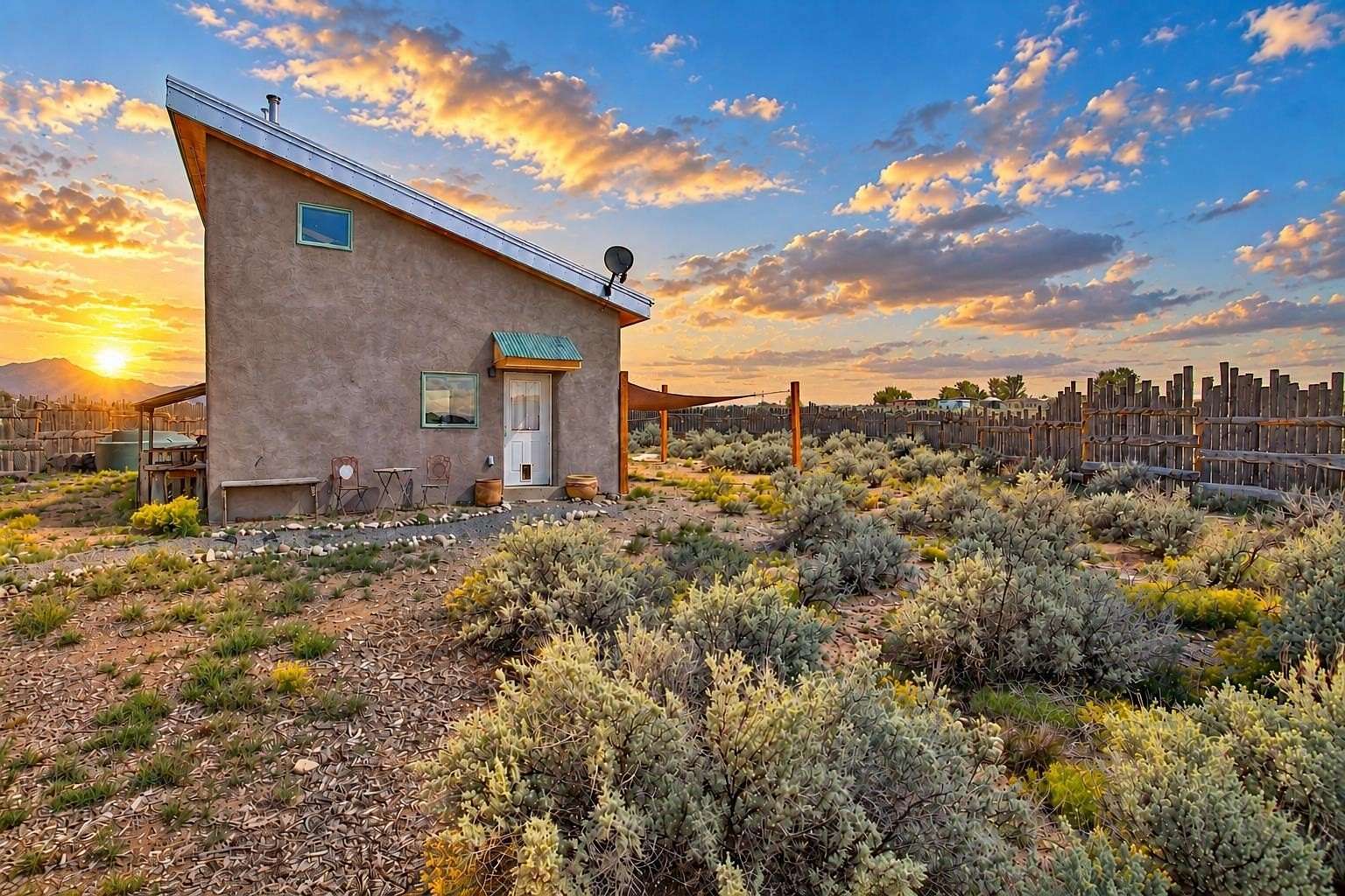 5 Acres of Land with Home for Sale in Arroyo Hondo, New Mexico