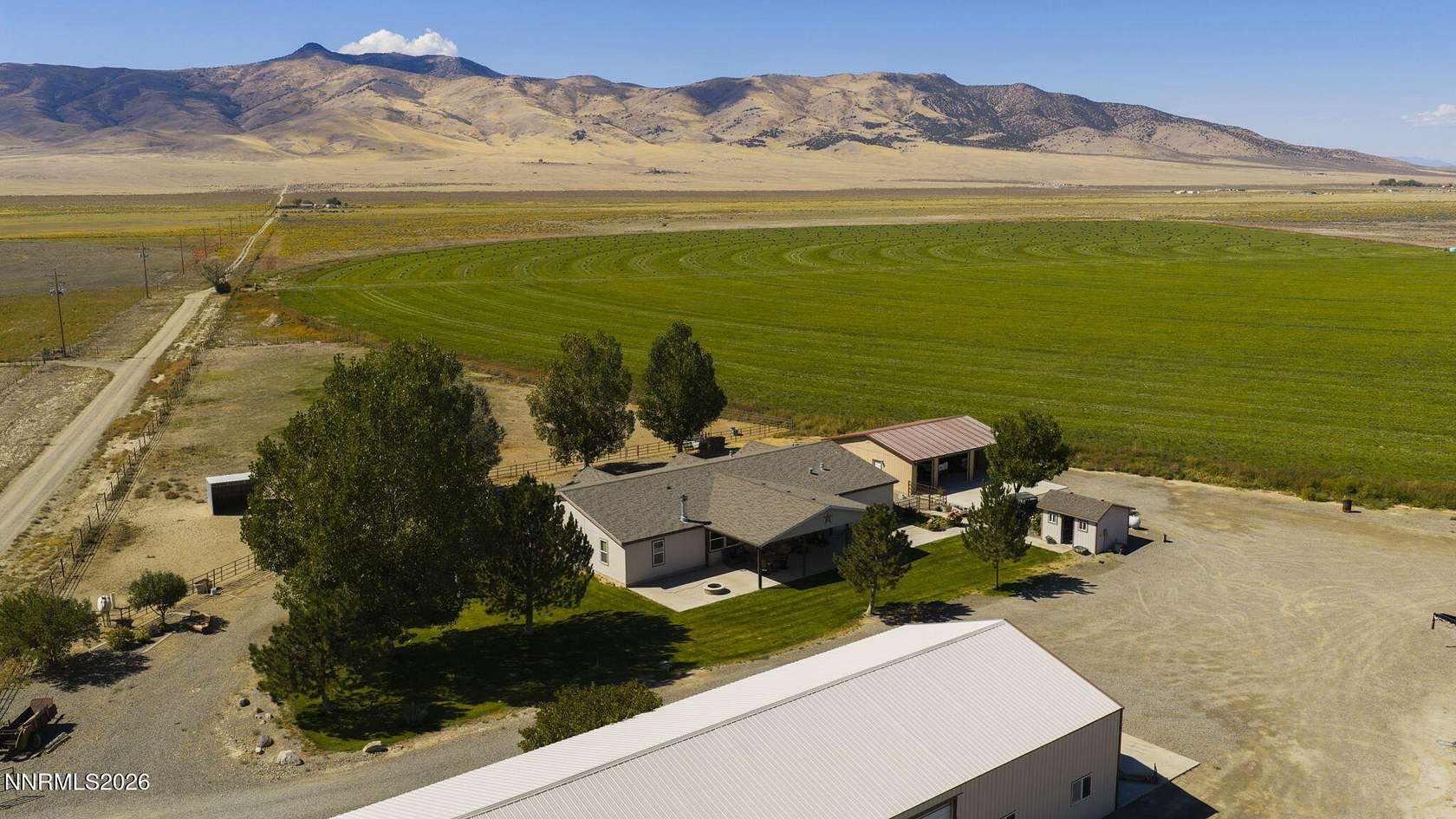 180 Acres of Agricultural Land with Home for Sale in Winnemucca, Nevada