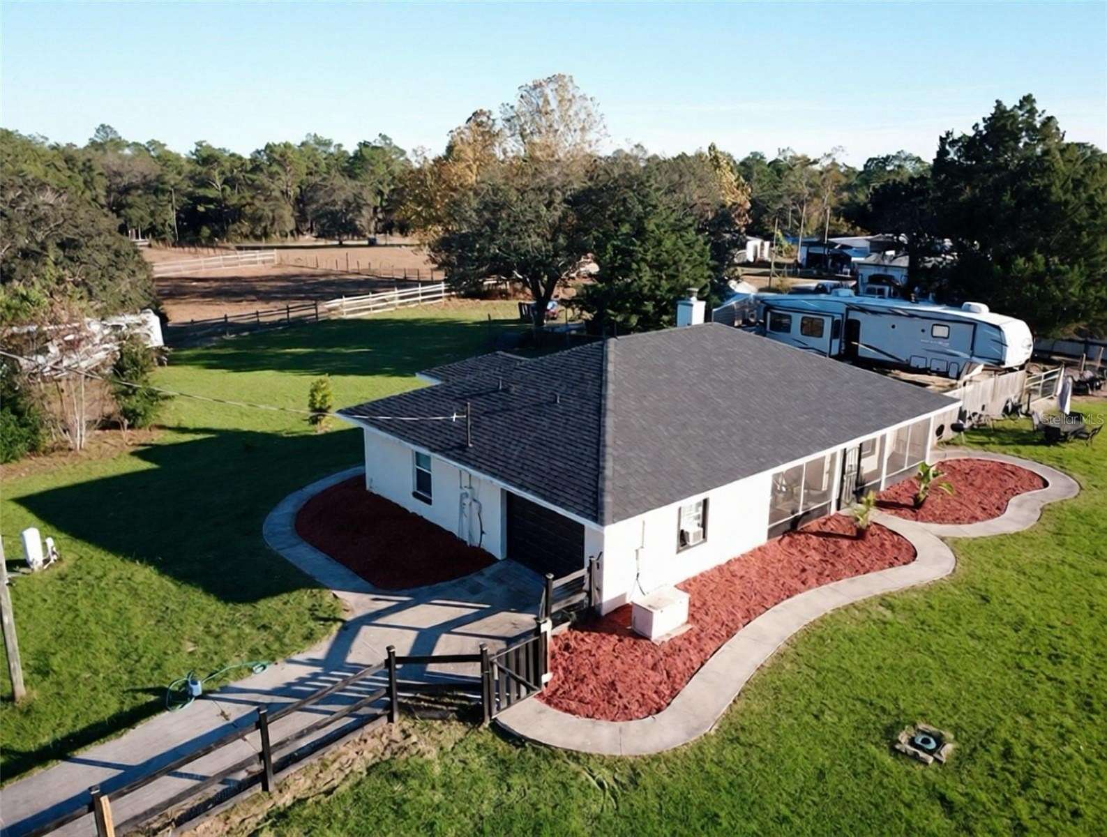 5 Acres of Land with Home for Sale in Dunnellon, Florida