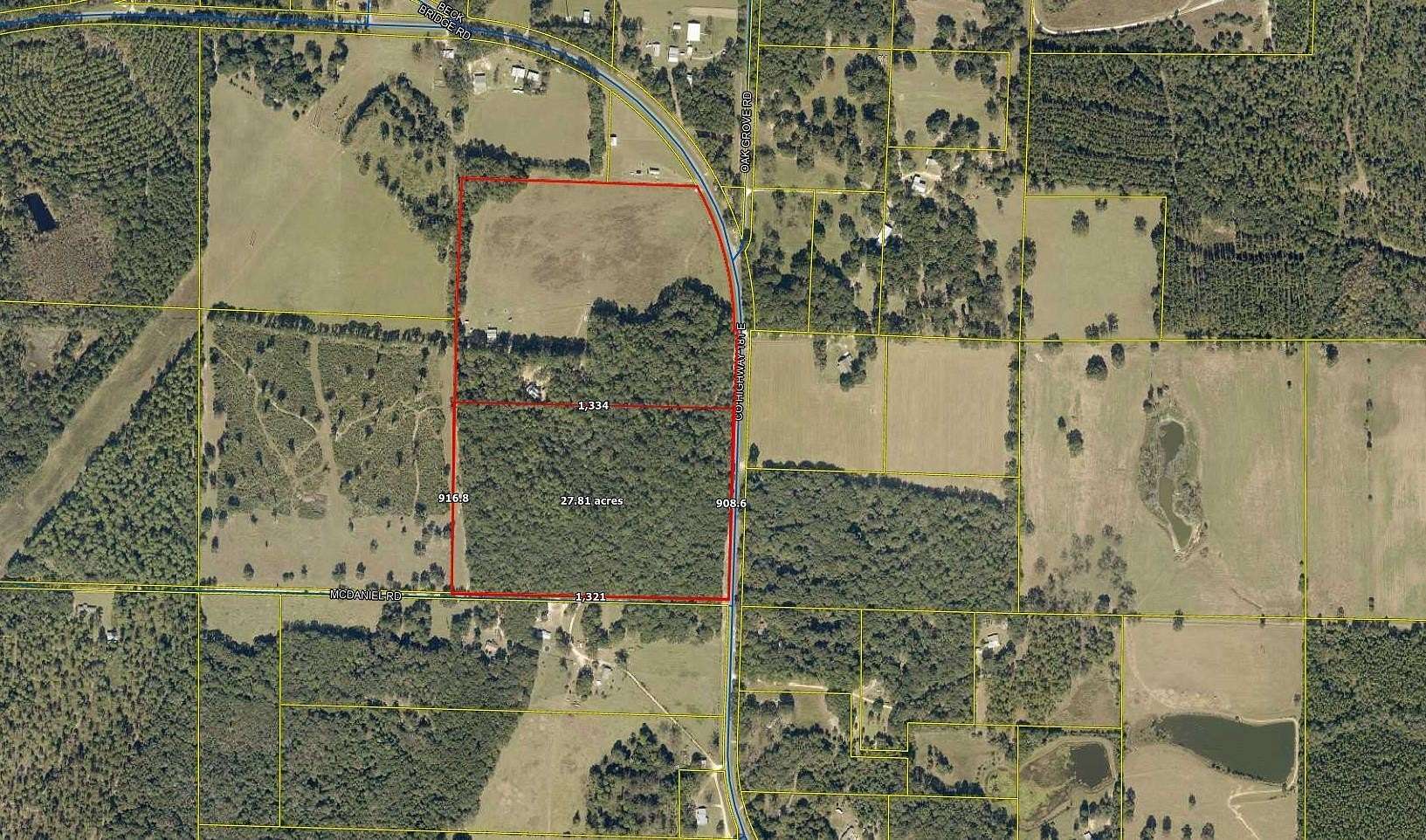 27 Acres of Recreational Land for Sale in Westville, Florida