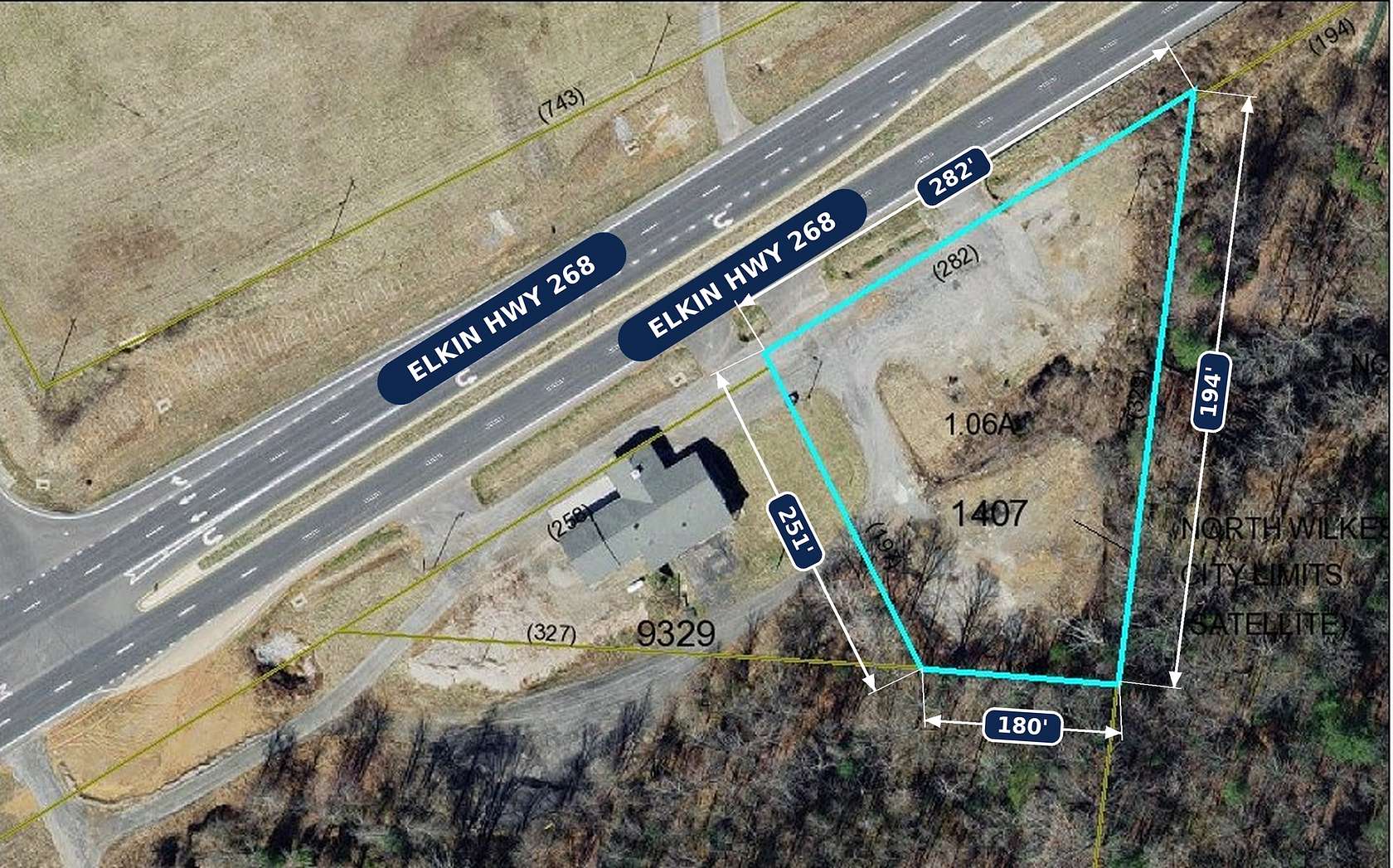 1 Acre of Commercial Land for Sale in North Wilkesboro, North Carolina