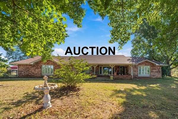 5.35 Acres of Land with Home for Auction in Muskogee, Oklahoma