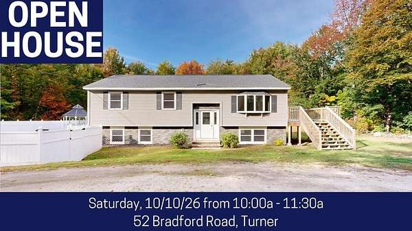 3.8 Acres of Land with Home for Sale in Turner, Maine