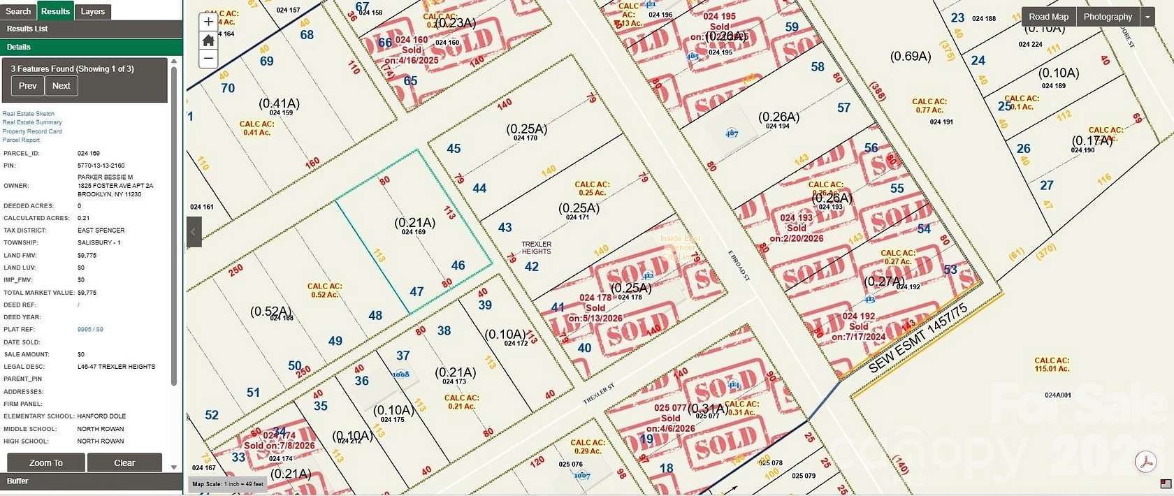 0.31 Acres of Residential Land for Sale in East Spencer, North Carolina