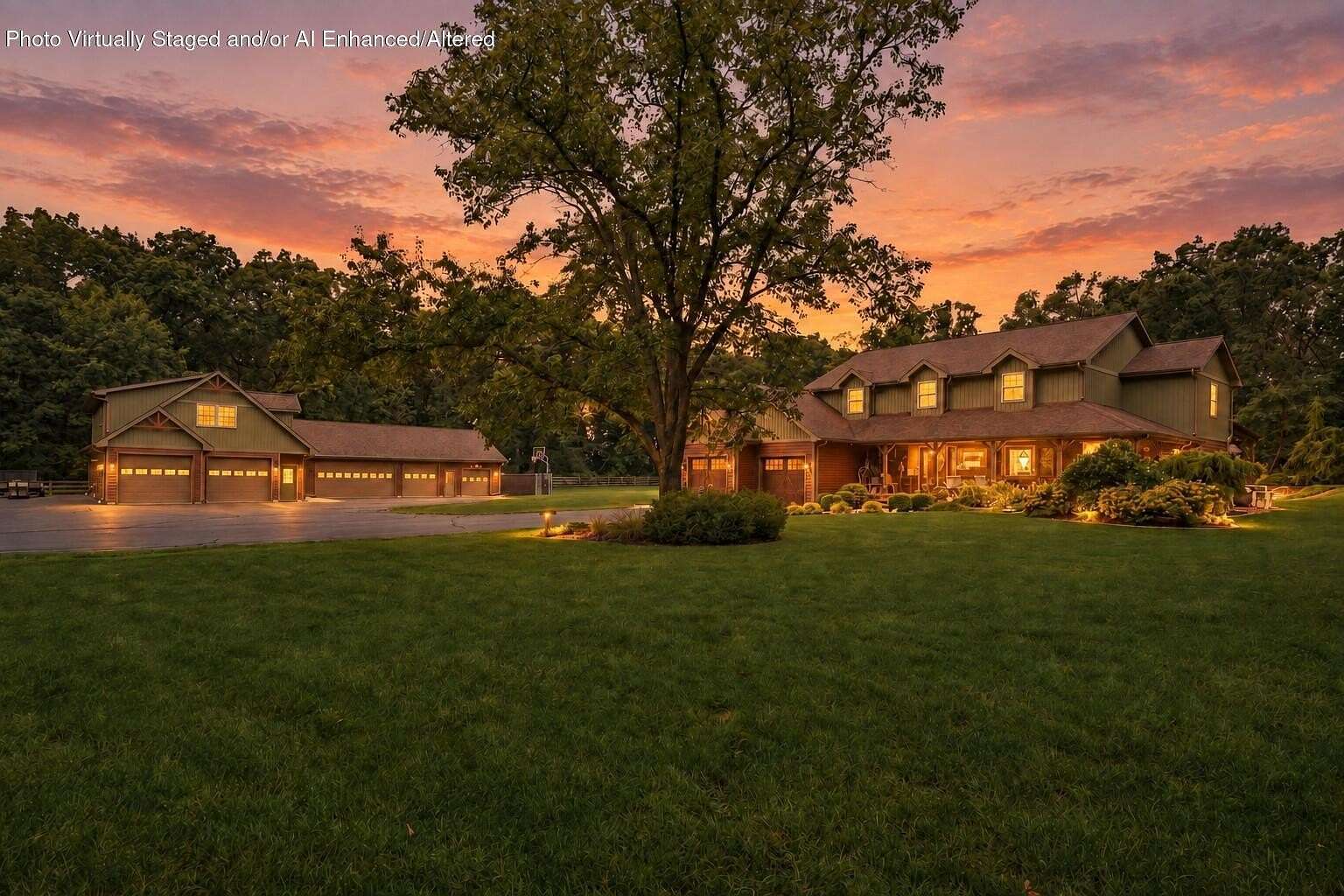 6.45 Acres of Land with Home for Sale in Lowell, Indiana