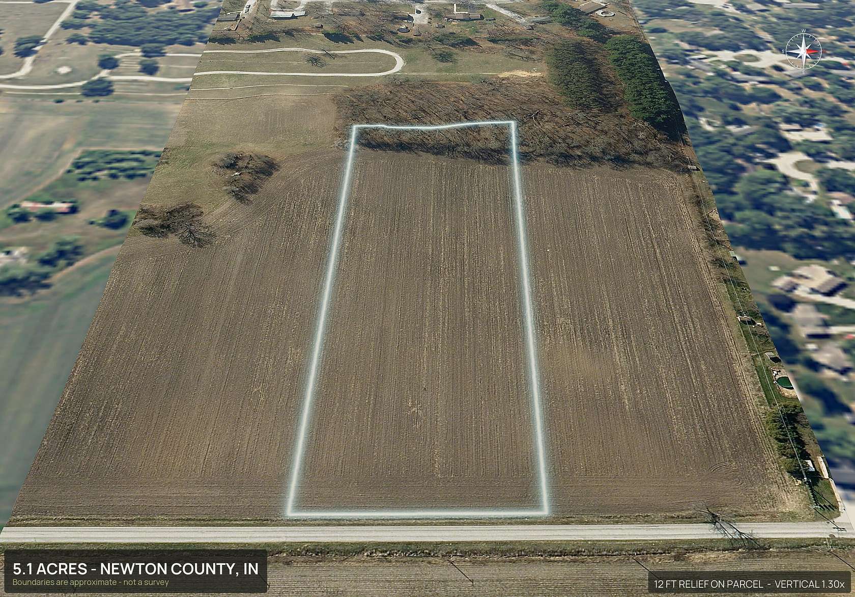 5 Acres of Residential Land for Sale in De Motte, Indiana