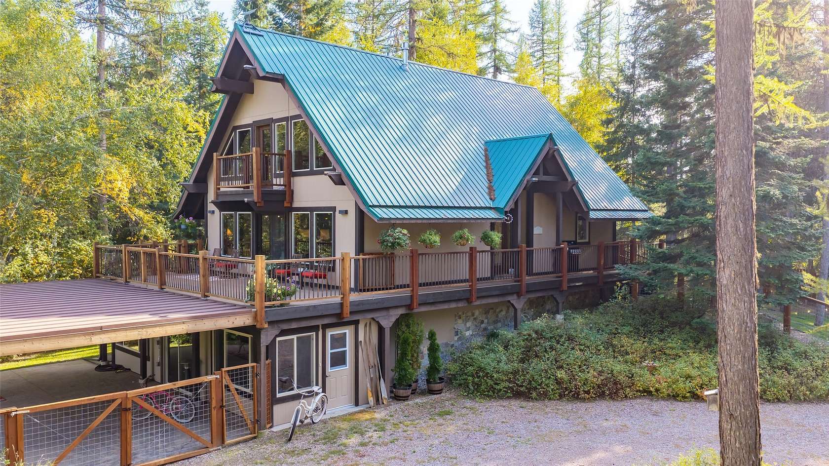 39 Acres of Recreational Land with Home for Sale in Whitefish, Montana