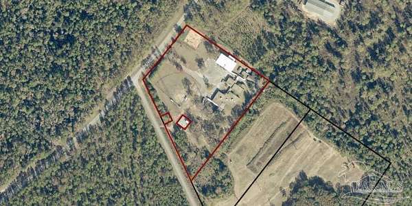 10 Acres of Recreational Land with Home for Sale in Milton, Florida