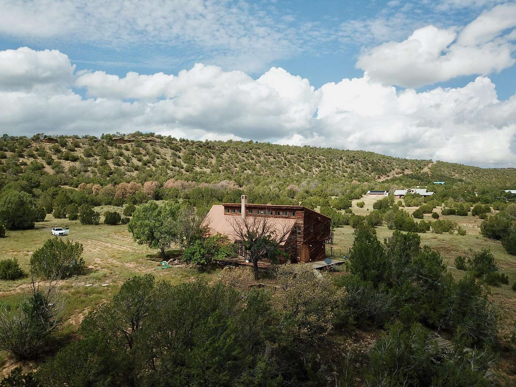 29.7 Acres of Recreational Land with Home for Sale in Tijeras, New Mexico