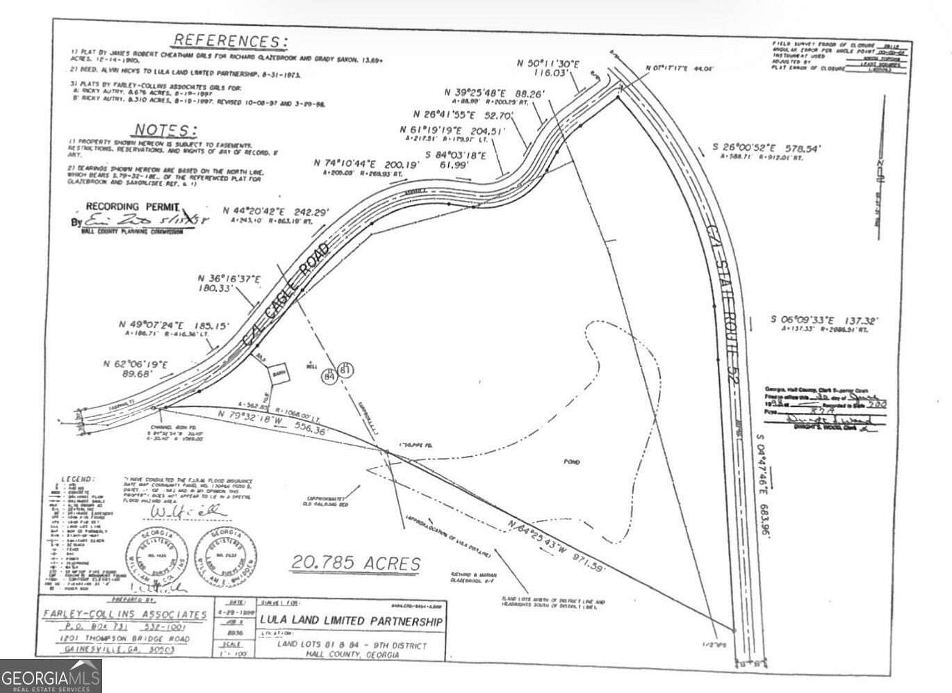 20.8 Acres of Commercial Land for Sale in Lula, Georgia