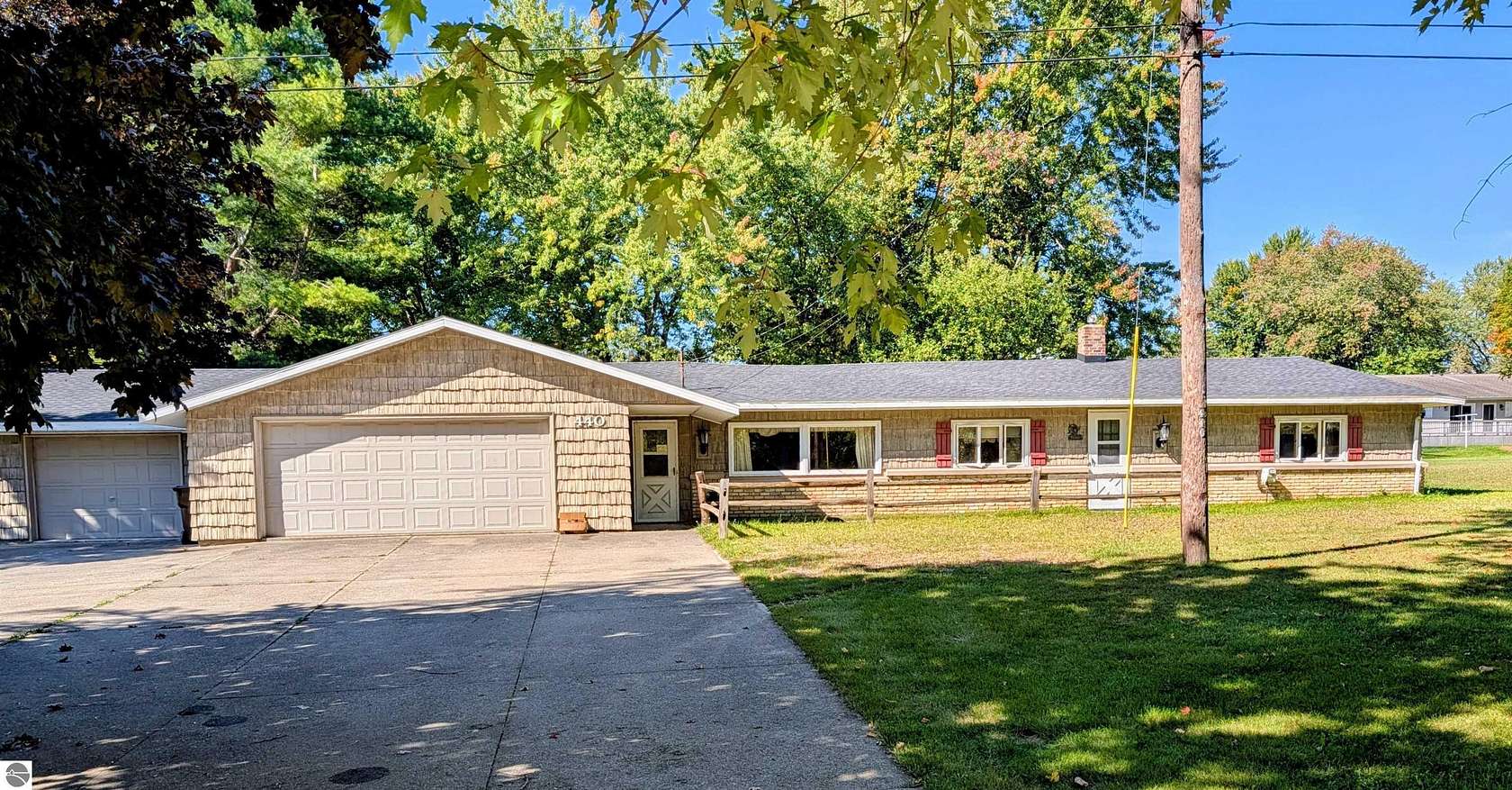 2.16 Acres of Land with Home for Auction in Shepherd, Michigan
