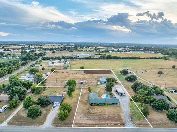 4.79 Acres of Land with Home for Sale in Stephenville, Texas
