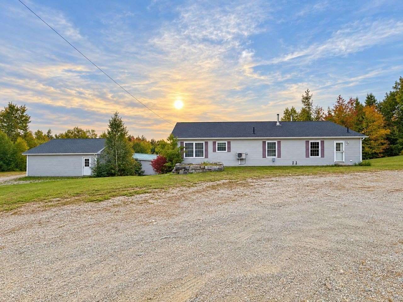 15 Acres of Land with Home for Sale in Great Pond, Maine