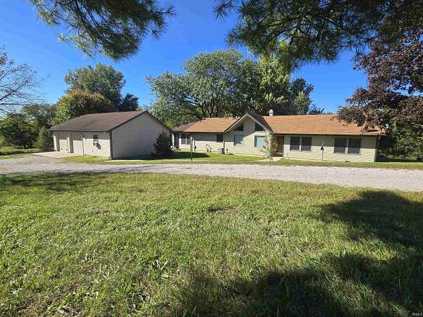 7 Acres of Land with Home for Sale in Albion, Indiana