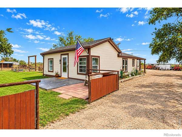 5.67 Acres of Land with Home for Sale in Kersey, Colorado