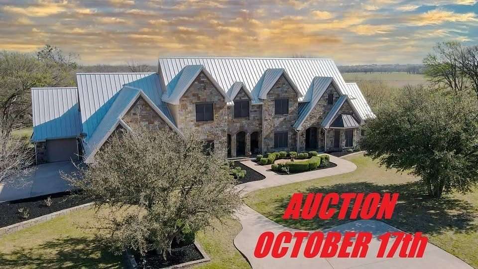 13 Acres of Land with Home for Auction in Justin, Texas