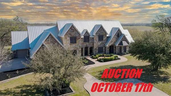 13 Acres of Land with Home for Auction in Justin, Texas