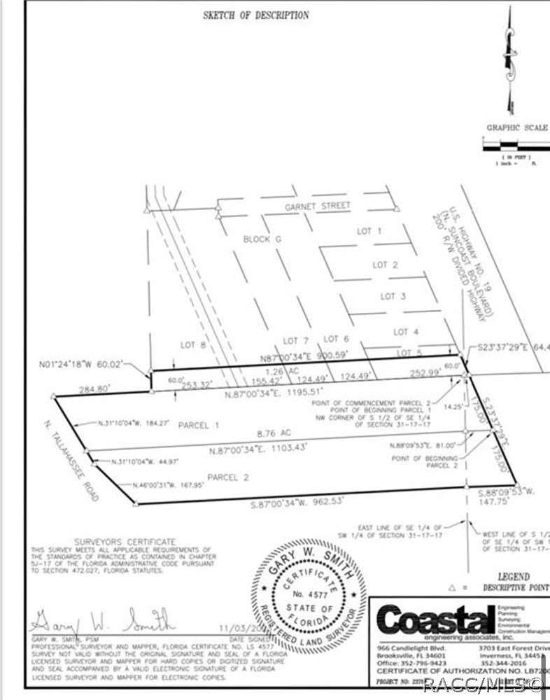 10 Acres of Land for Sale in Crystal River, Florida