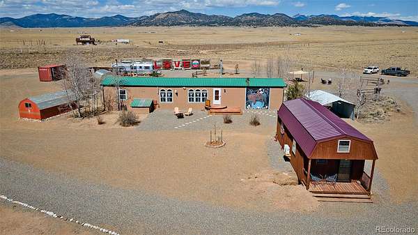 35.8 Acres of Land with Home for Sale in Moffat, Colorado