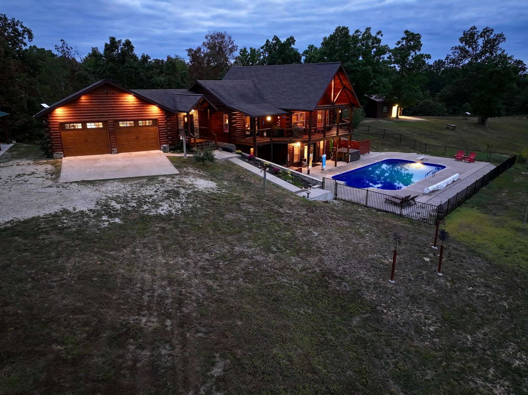 40 Acres of Recreational Land with Home for Sale in Van Buren, Missouri