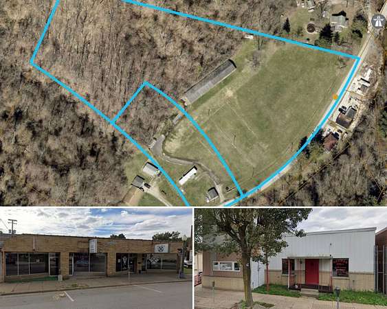 8.62 Acres of Improved Mixed-Use Land for Auction in Martins Ferry, Ohio