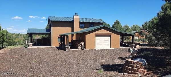 20.6 Acres of Recreational Land with Home for Sale in Seligman, Arizona