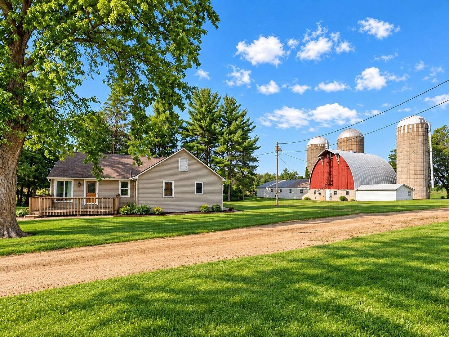 5.51 Acres of Land with Home for Sale in Glenwood City, Wisconsin