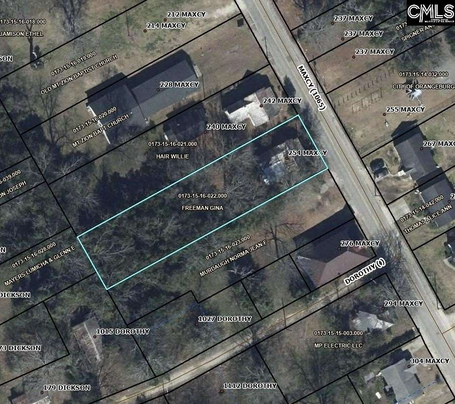 0.38 Acres of Residential Land for Sale in Orangeburg, South Carolina