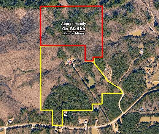 45 Acres of Recreational & Residential Land for Sale in Hamilton, Georgia