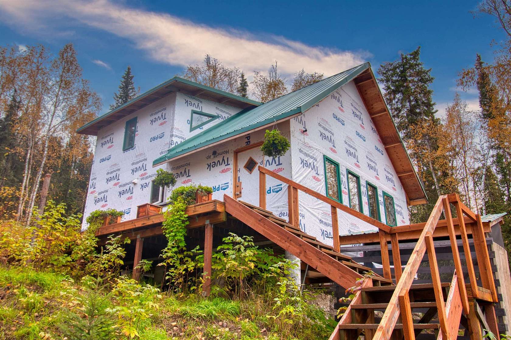 3.73 Acres of Land with Home for Sale in Fairbanks, Alaska