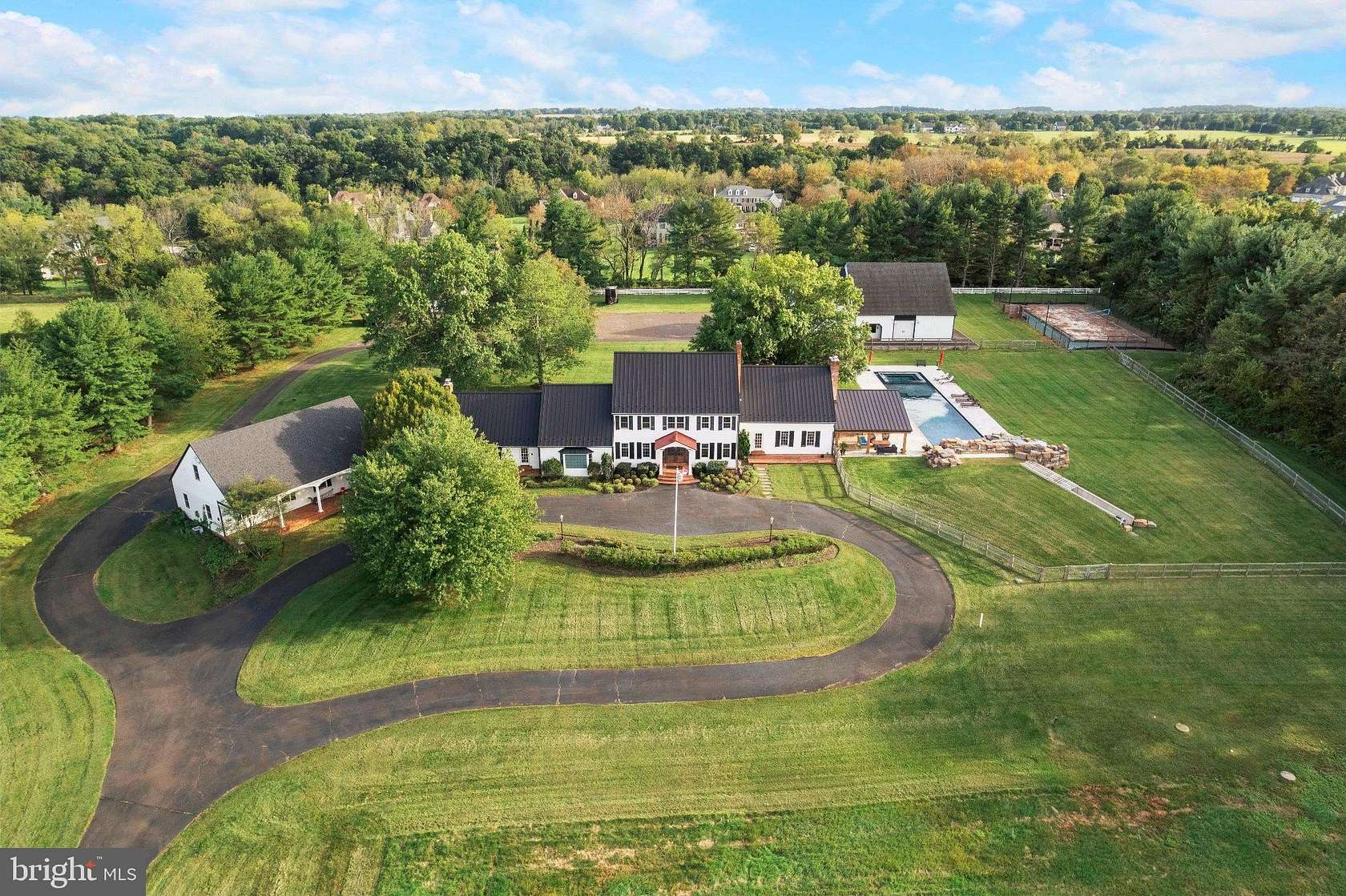 10.3 Acres of Land with Home for Sale in Newtown, Pennsylvania