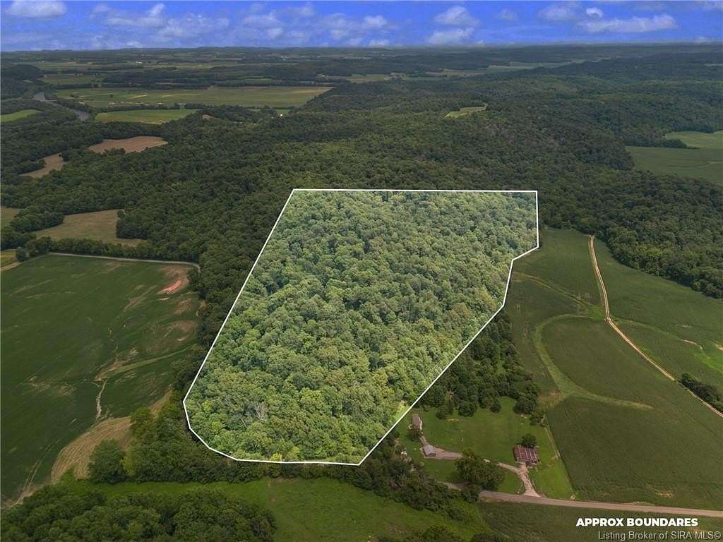46.8 Acres of Recreational Land for Auction in Campbellsburg, Indiana
