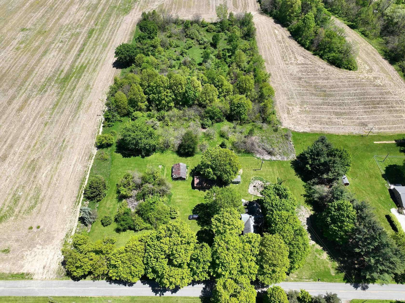 5 Acres of Land with Home for Sale in North Liberty, Indiana