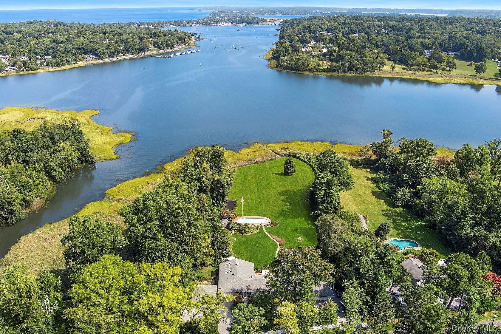3.33 Acres of Land with Home for Lease in Locust Valley, New York