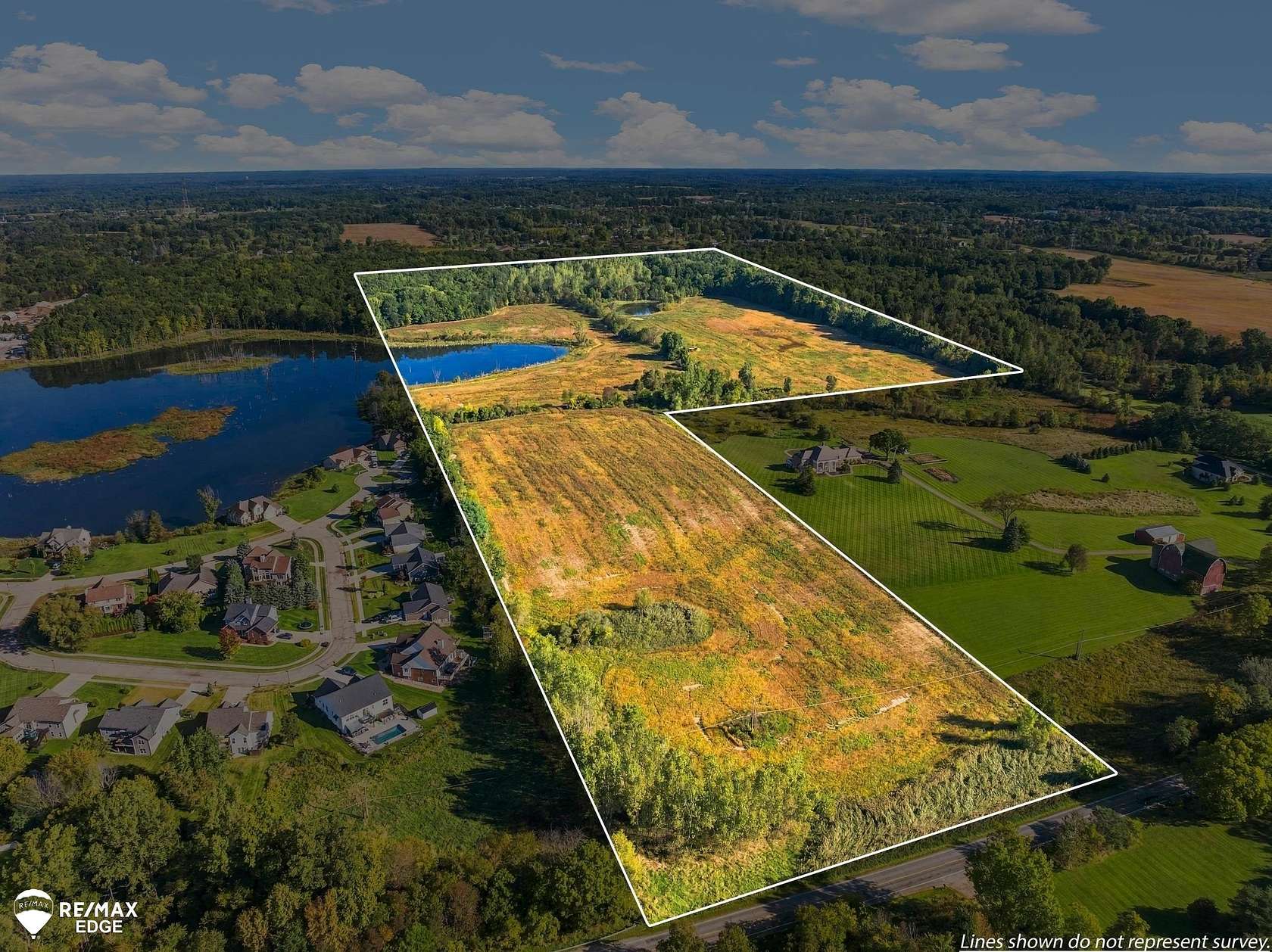102 Acres of Recreational & Residential Land for Sale in Goodrich, Michigan