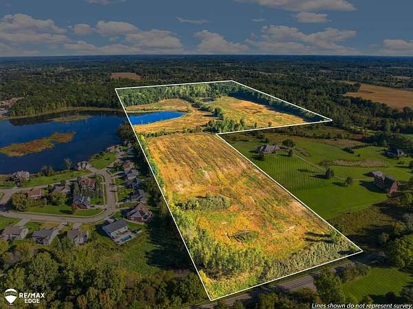 102 Acres of Recreational & Residential Land for Sale in Goodrich, Michigan