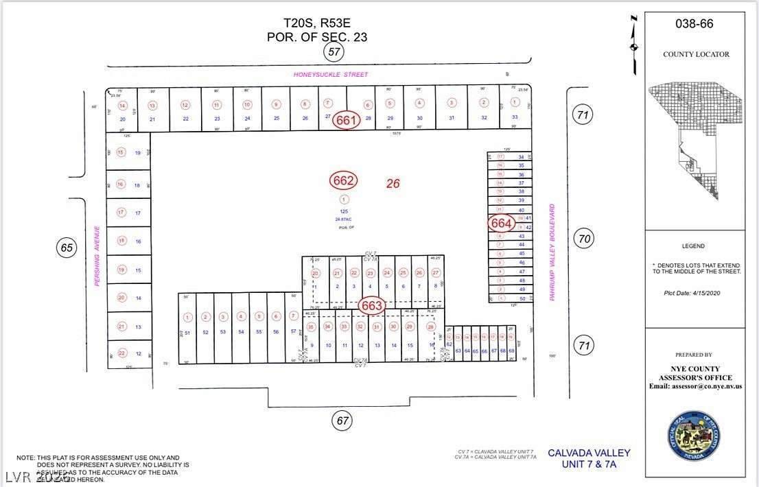 0.16 Acres of Commercial Land for Sale in Pahrump, Nevada