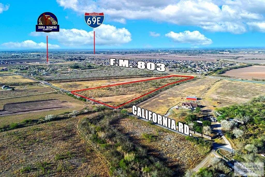 9.64 Acres of Mixed-Use Land for Sale in Los Fresnos, Texas