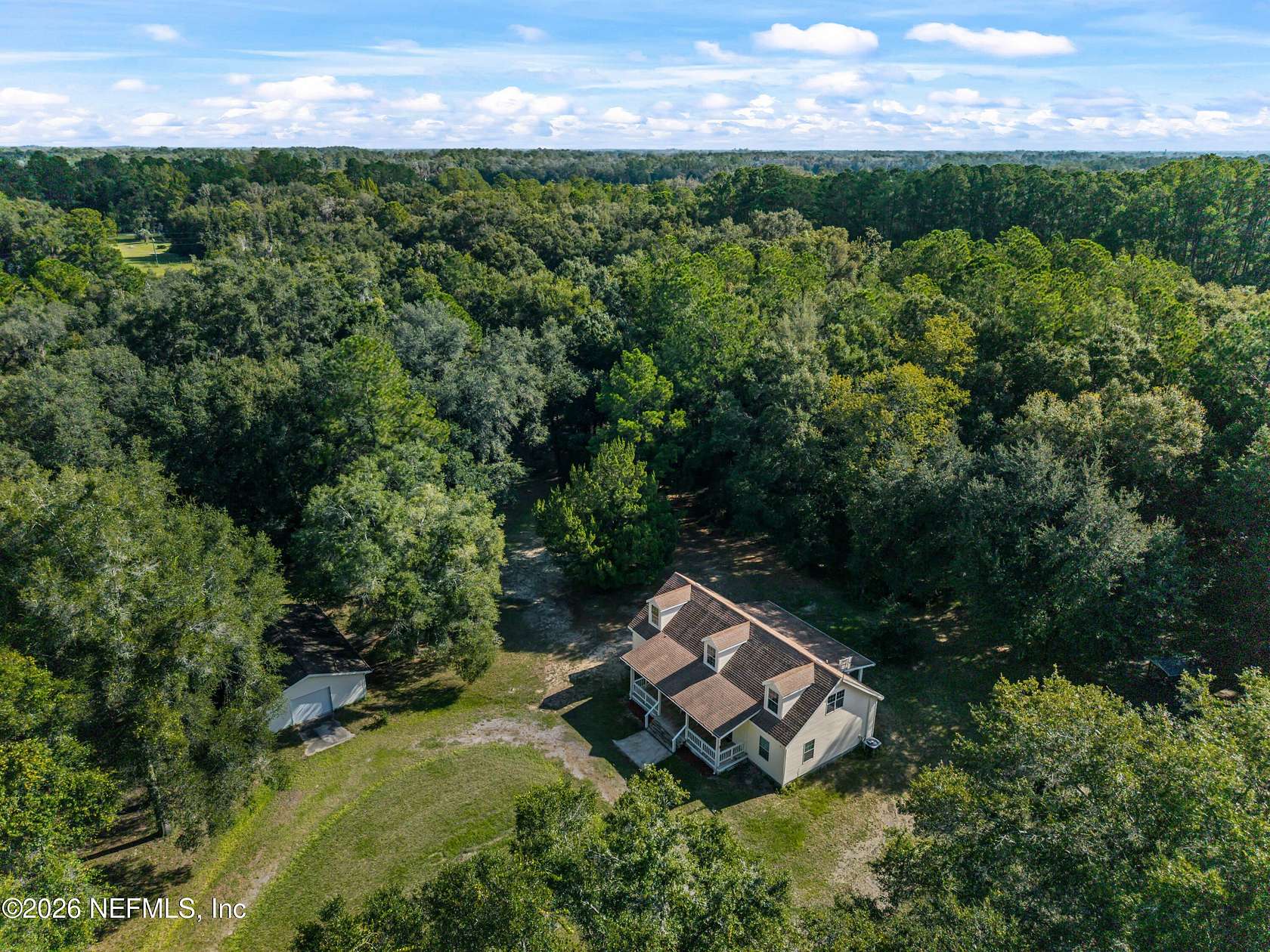 5 Acres of Land with Home for Sale in Williston, Florida