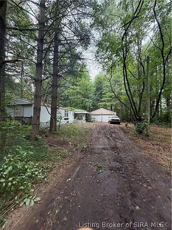 3.26 Acres of Land with Home for Sale in Palmyra, Indiana