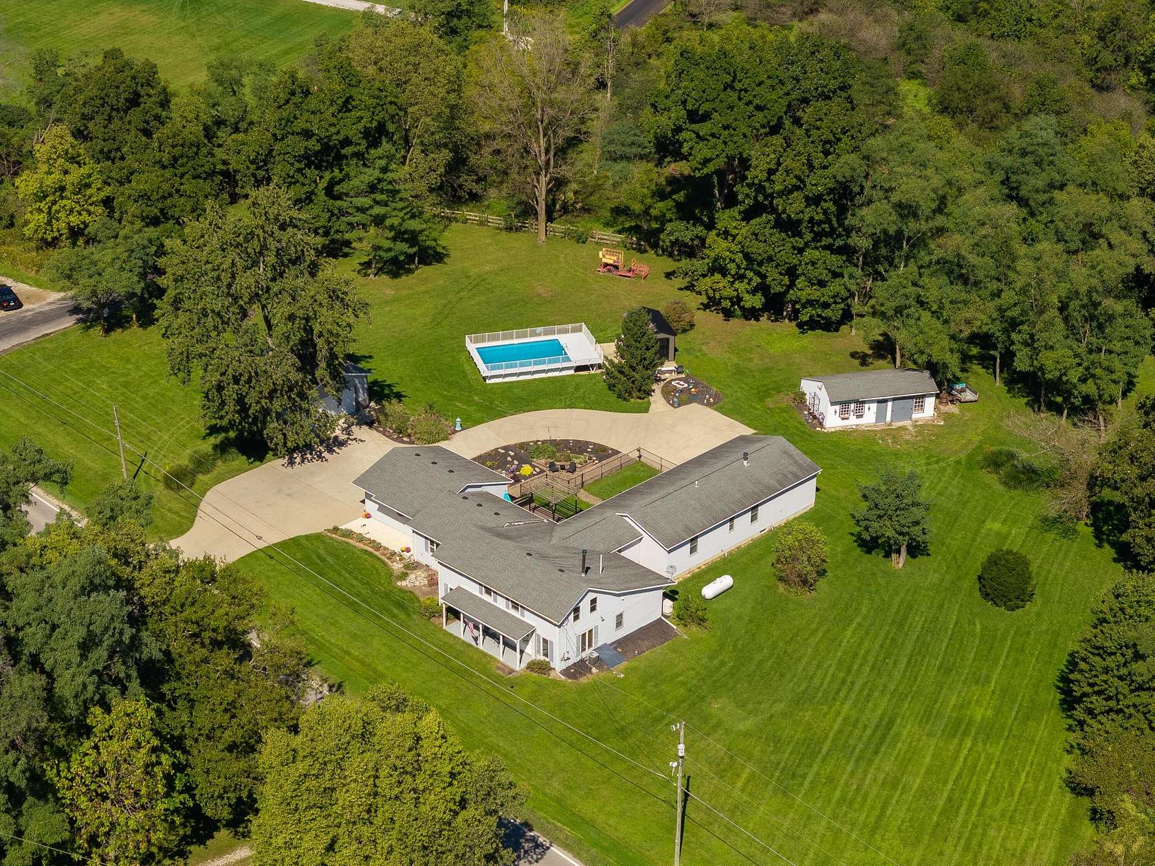 2 Acres of Land with Home for Sale in Sunbury, Ohio