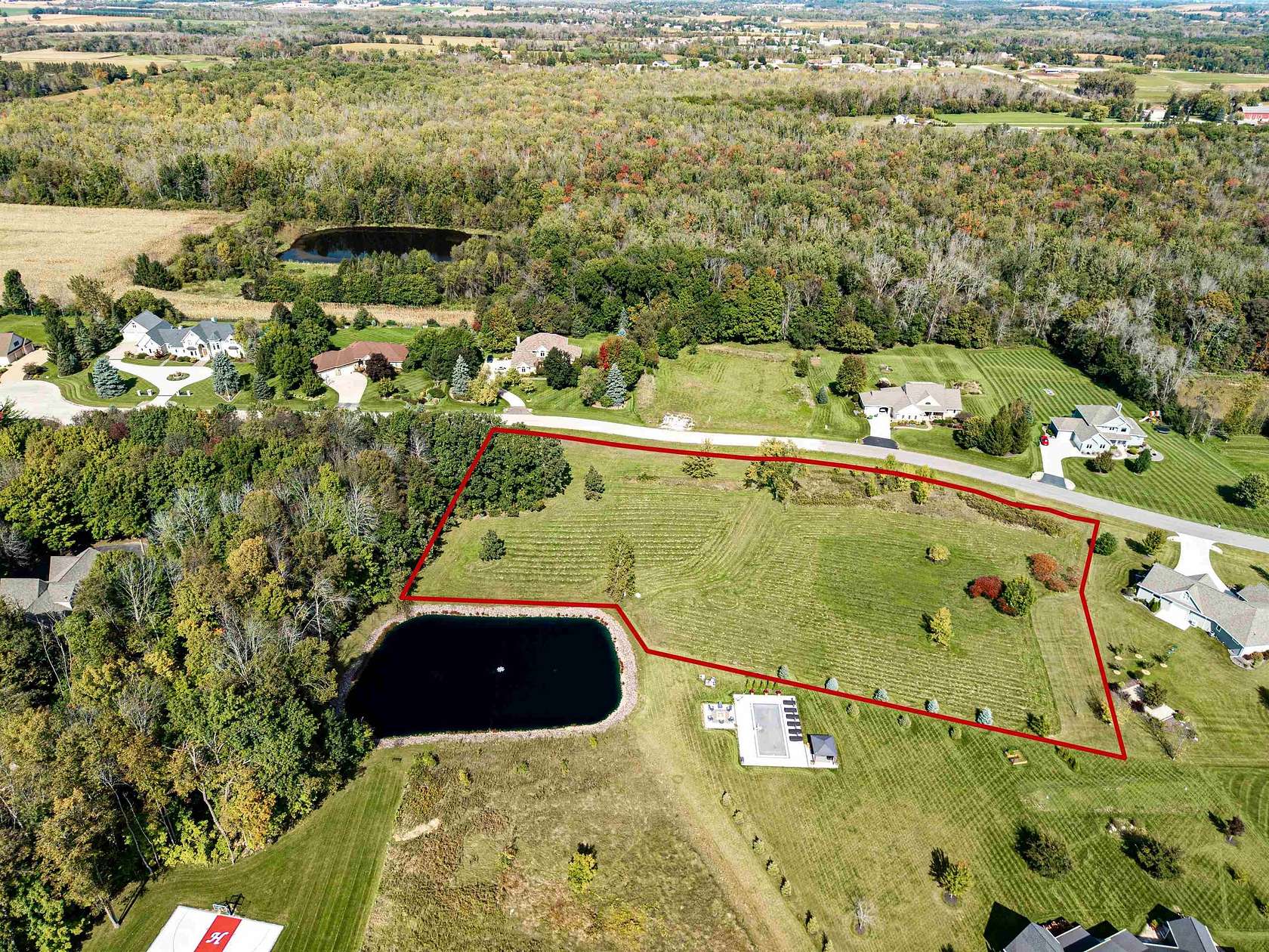 3.1 Acres of Residential Land for Sale in Dale, Wisconsin
